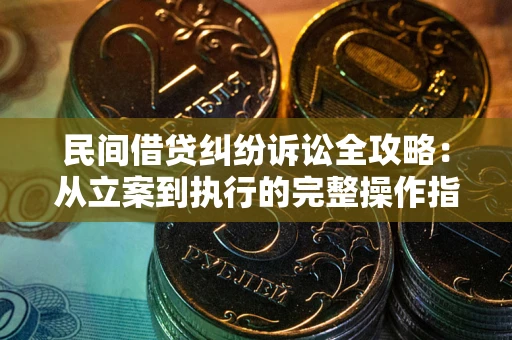 武汉民间借贷纠纷诉讼全攻略：从立案到执行的完整操作指南