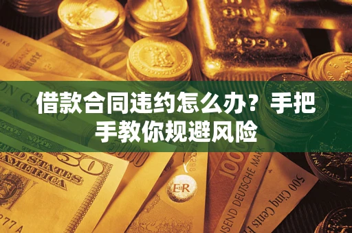 武汉借款合同违约怎么办？手把手教你规避风险