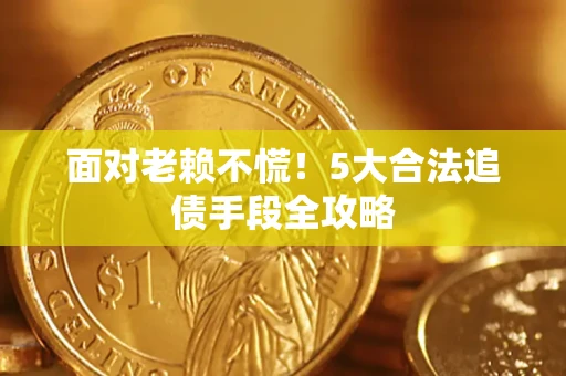 武汉面对老赖不慌！5大合法追债手段全攻略