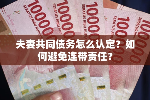 武汉夫妻共同债务怎么认定？如何避免连带责任？