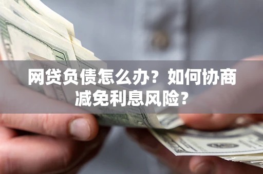 武汉网贷负债怎么办？如何协商减免利息风险？