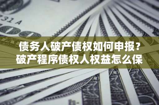 武汉债务人破产债权如何申报？破产程序债权人权益怎么保障？