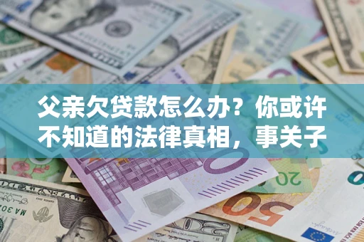 武汉父亲欠贷款怎么办？你或许不知道的法律真相，事关子女未来