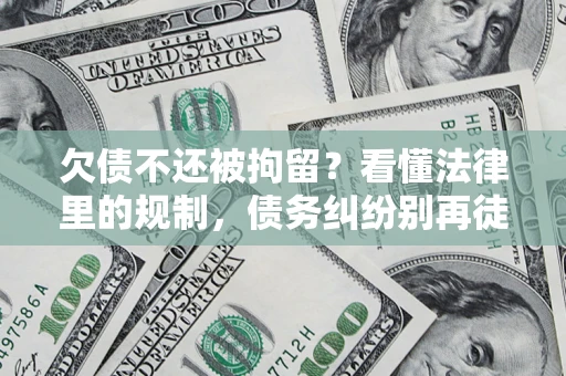 武汉欠债不还被拘留？看懂法律里的规制，债务纠纷别再徒劳奔波