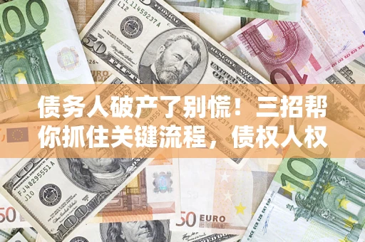 武汉债务人破产了别慌！三招帮你抓住关键流程，债权人权益不再缩水