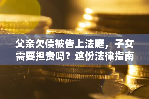 武汉父亲欠债被告上法庭，子女需要担责吗？这份法律指南必须看完