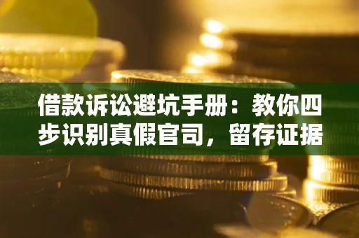 武汉借款诉讼避坑手册：教你四步识别真假官司，留存证据不踩雷