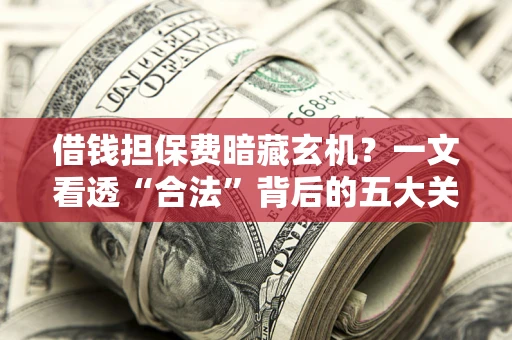 武汉借钱担保费暗藏玄机？一文看透“合法”背后的五大关键陷阱