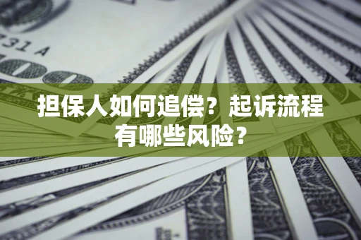 武汉担保人如何追偿？起诉流程有哪些风险？