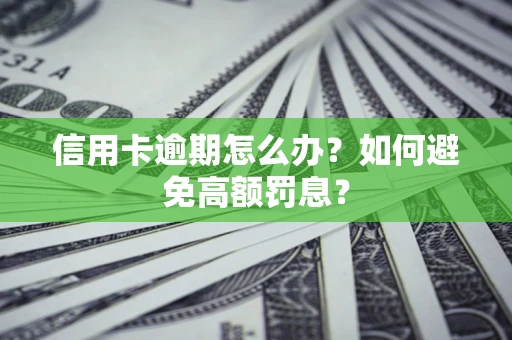 武汉信用卡逾期怎么办？如何避免高额罚息？