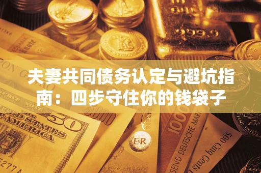 武汉夫妻共同债务认定与避坑指南：四步守住你的钱袋子
