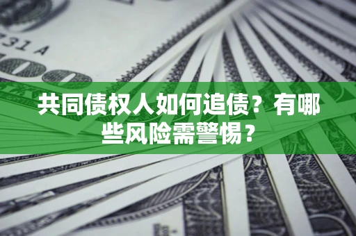 武汉共同债权人如何追债？有哪些风险需警惕？