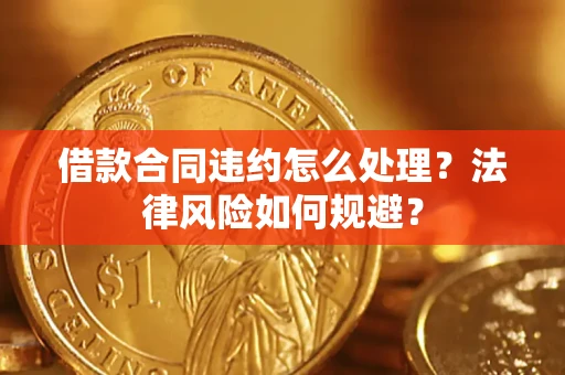 武汉借款合同违约怎么处理？法律风险如何规避？