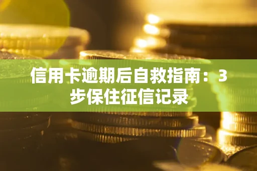 武汉信用卡逾期后自救指南：3步保住征信记录