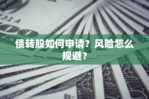 武汉债转股如何申请？风险怎么规避？