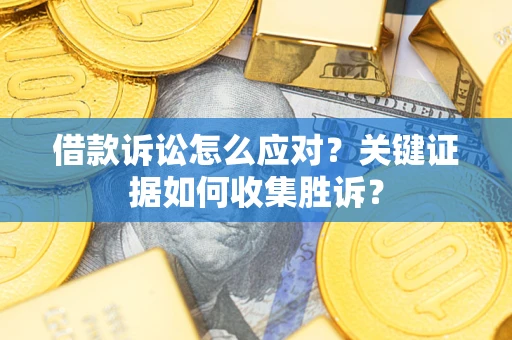 武汉借款诉讼怎么应对？关键证据如何收集胜诉？