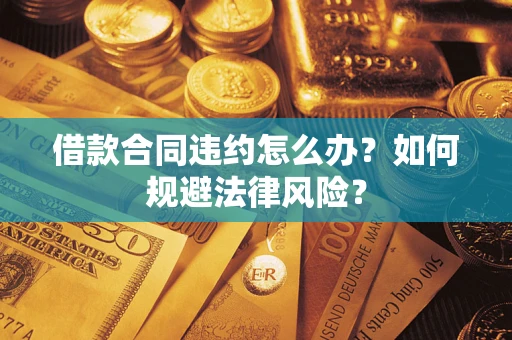 武汉借款合同违约怎么办？如何规避法律风险？